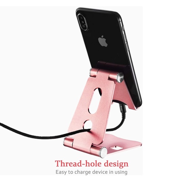 Multi-Angled Adjustable Cellphone Stand Foldable Holder for Smartphone Devices - Picture 4 of 6